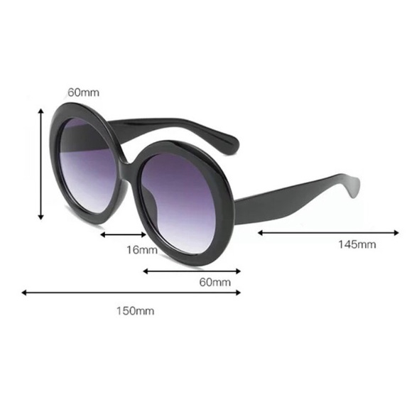 Gift 🎁 Oversized Retro Sunglasses - NEW - Picture 9 of 9